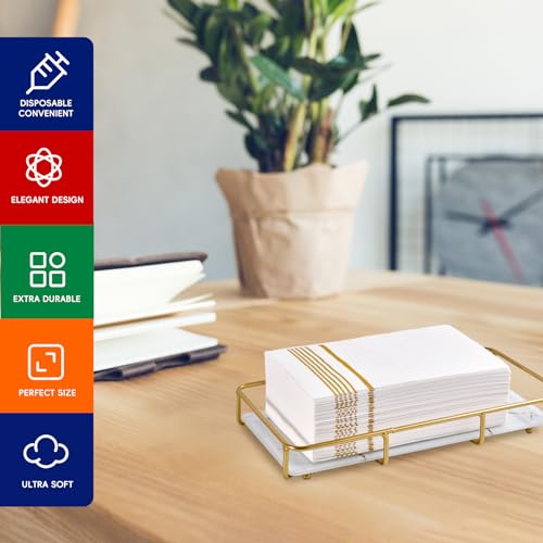 200 Pack Premium Quality 3-ply Paper Napkins for Parties and Dinners  
| Disposable Soft Absorbent Paper Napkins for Ki