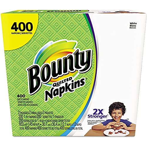 VVR Bounty-s Quilted 2-Ply White Dinner Disposable Napkins for Dinner Parties and Holidays (Hypoallergenic and Eco-frie